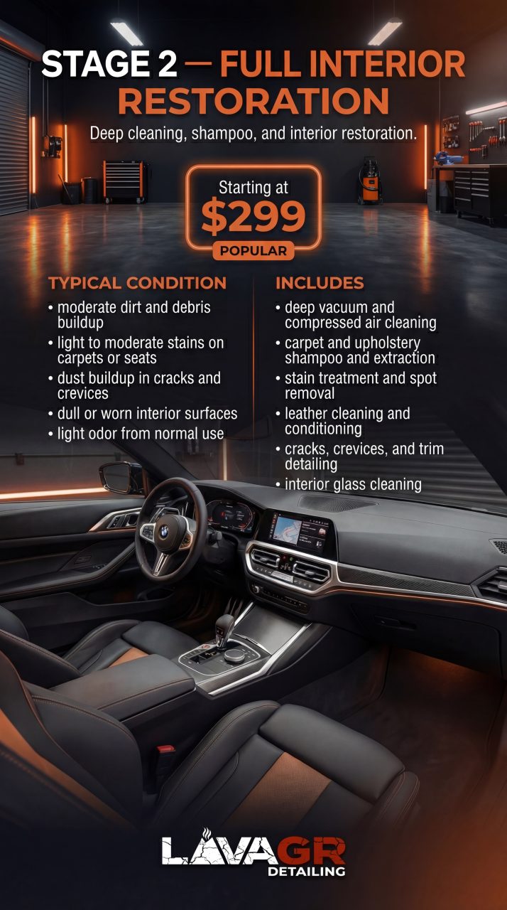 Interior Detailing Grand Rapids MI | Lava GR Detailing
