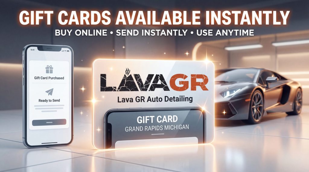 buy auto detailing gift card grand rapids lava gr